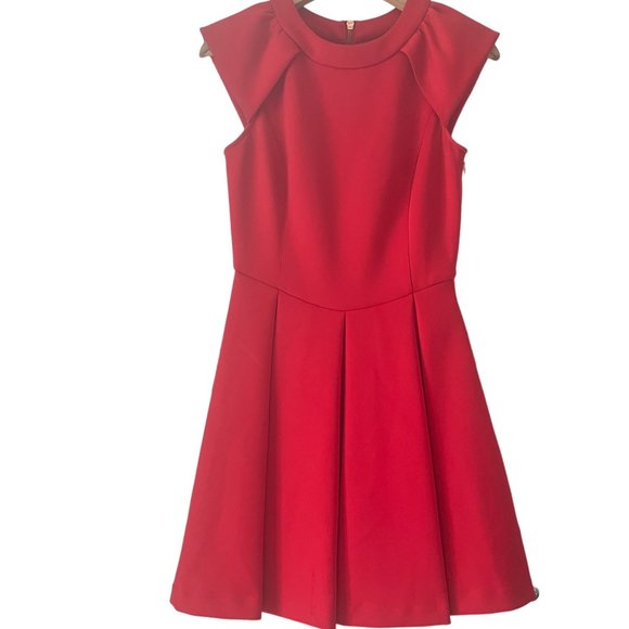Ted Baker Cocktail Red Dress - Picture 1 of 4
